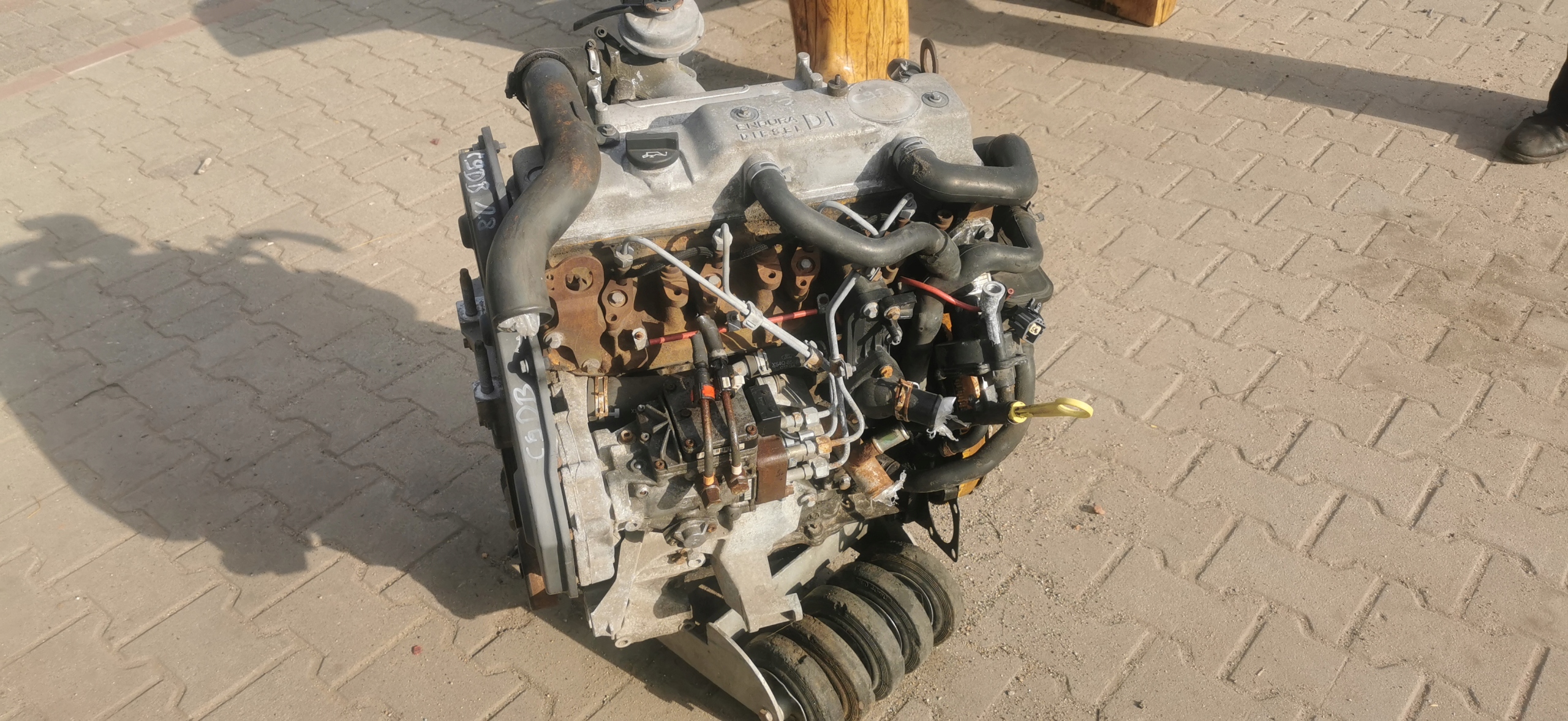 Двигатель комплект ford focus i mk1 1.8 90km c9db