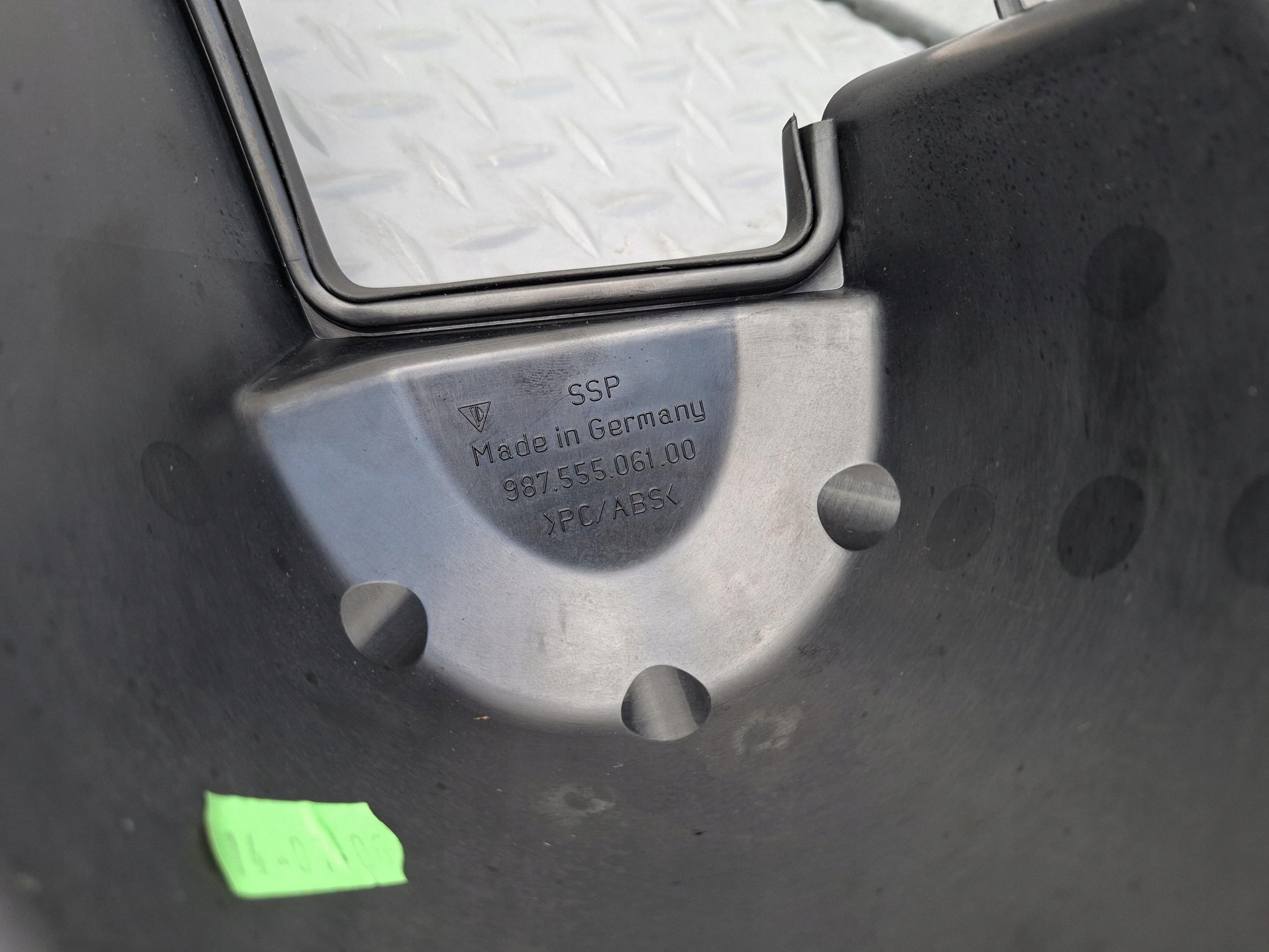 cover boot upholstery left 98755506100 PORSCHE CAYMAN S 987