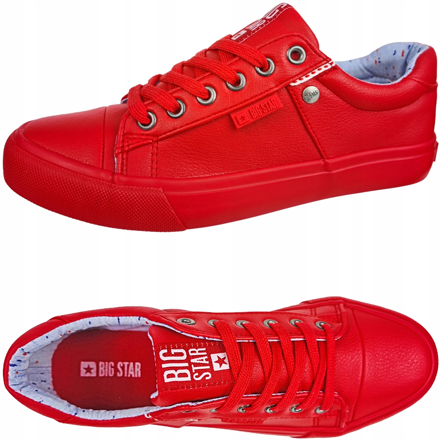 

Trampki Big Star damskie buty czerwone GG274062 37