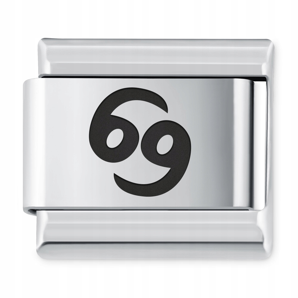 

Italian Charms Znak Zodiaku Greckie Rak Grawer