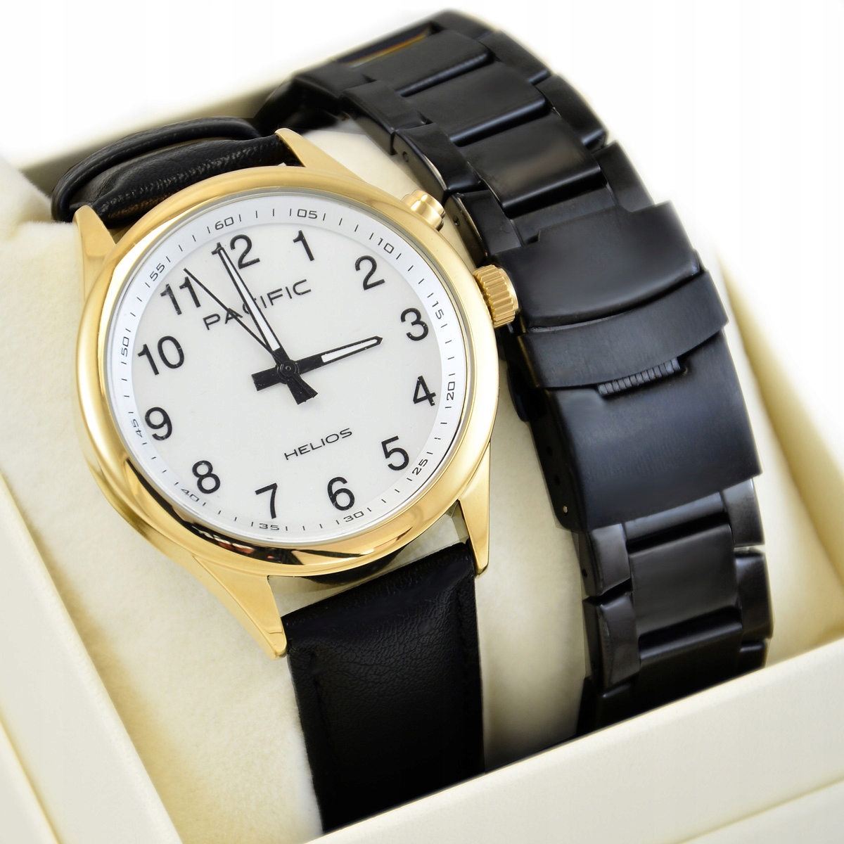 Sada pánských hodinek Pacific HMA-0002-05 S Podsvícením, 2 Pásky Box