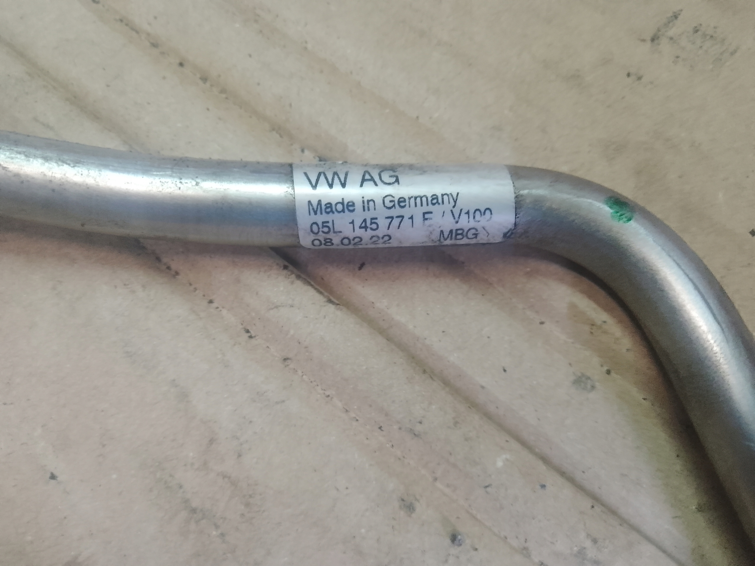 ÖLLEITUNG TURBO AUDI A6 C8 05L145771E