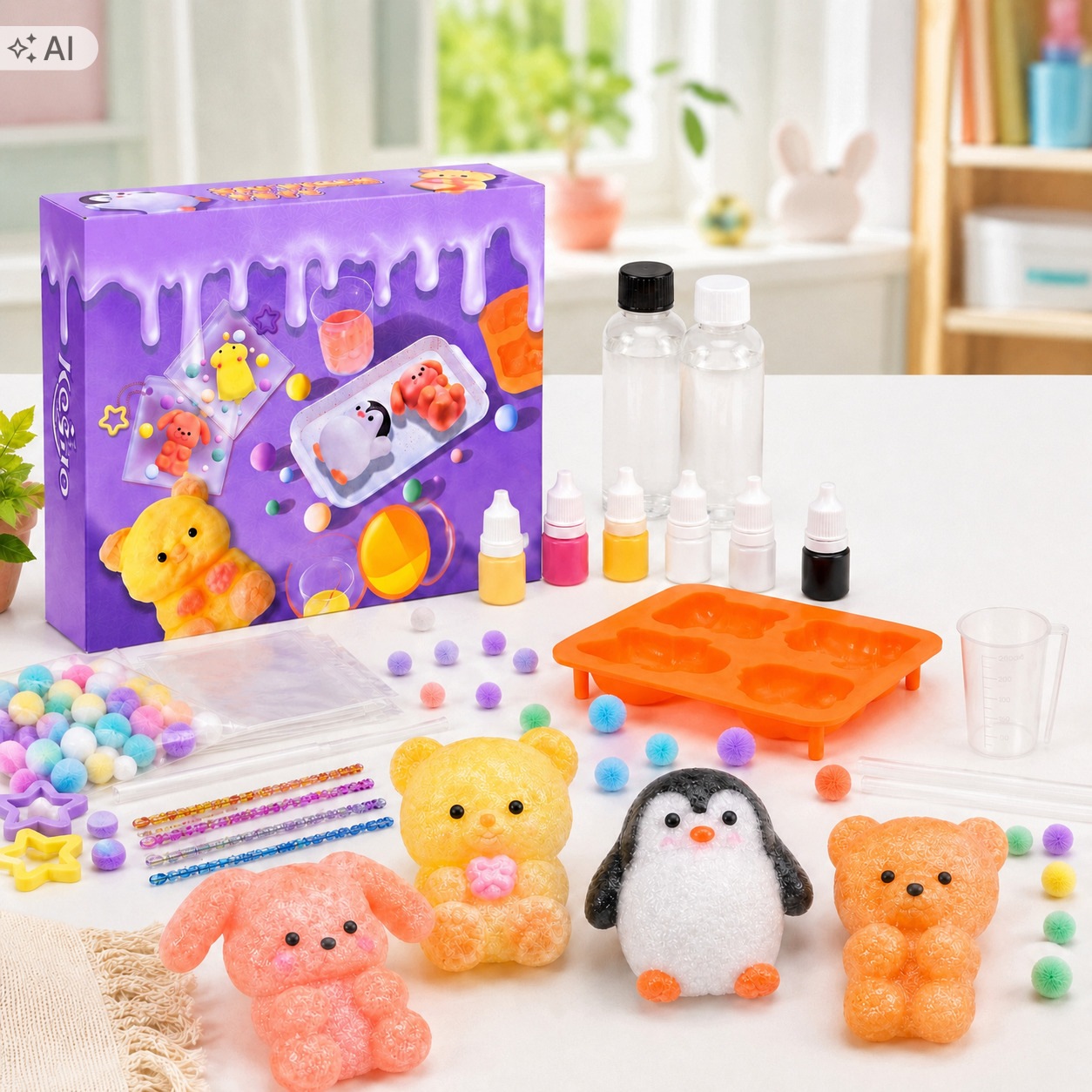 Najlepszy Zestaw Diy Do Robienia Gniotków Squishy Zwierzątka Slime Dzieci