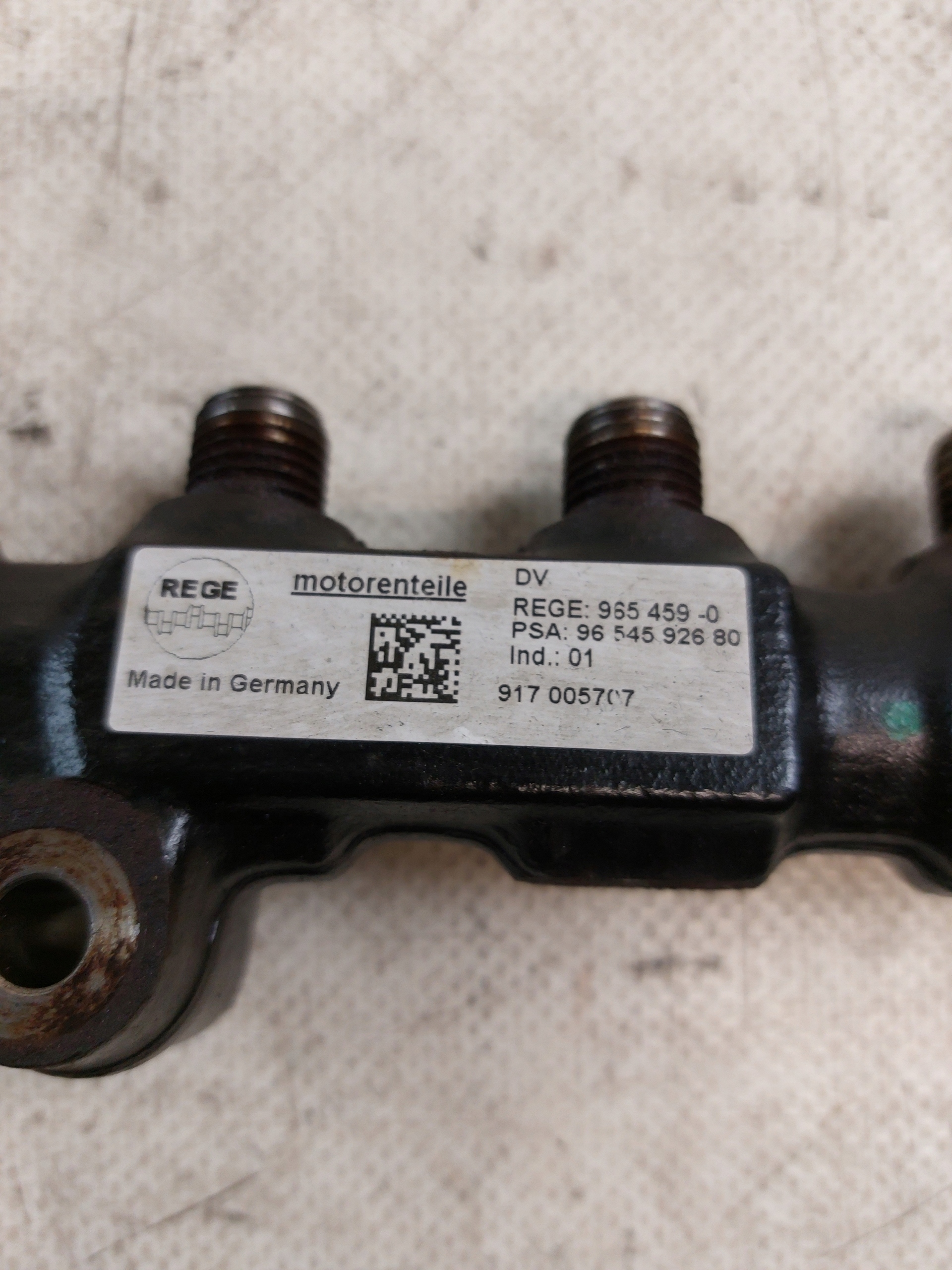 Rampe injection CITROEN BERLINGO et 1.6HDI