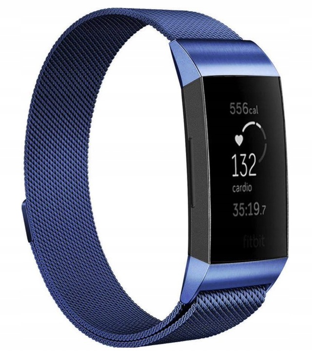 

Pasek Bransoleta Fitbit Charge 3 Niebieski Roz. L