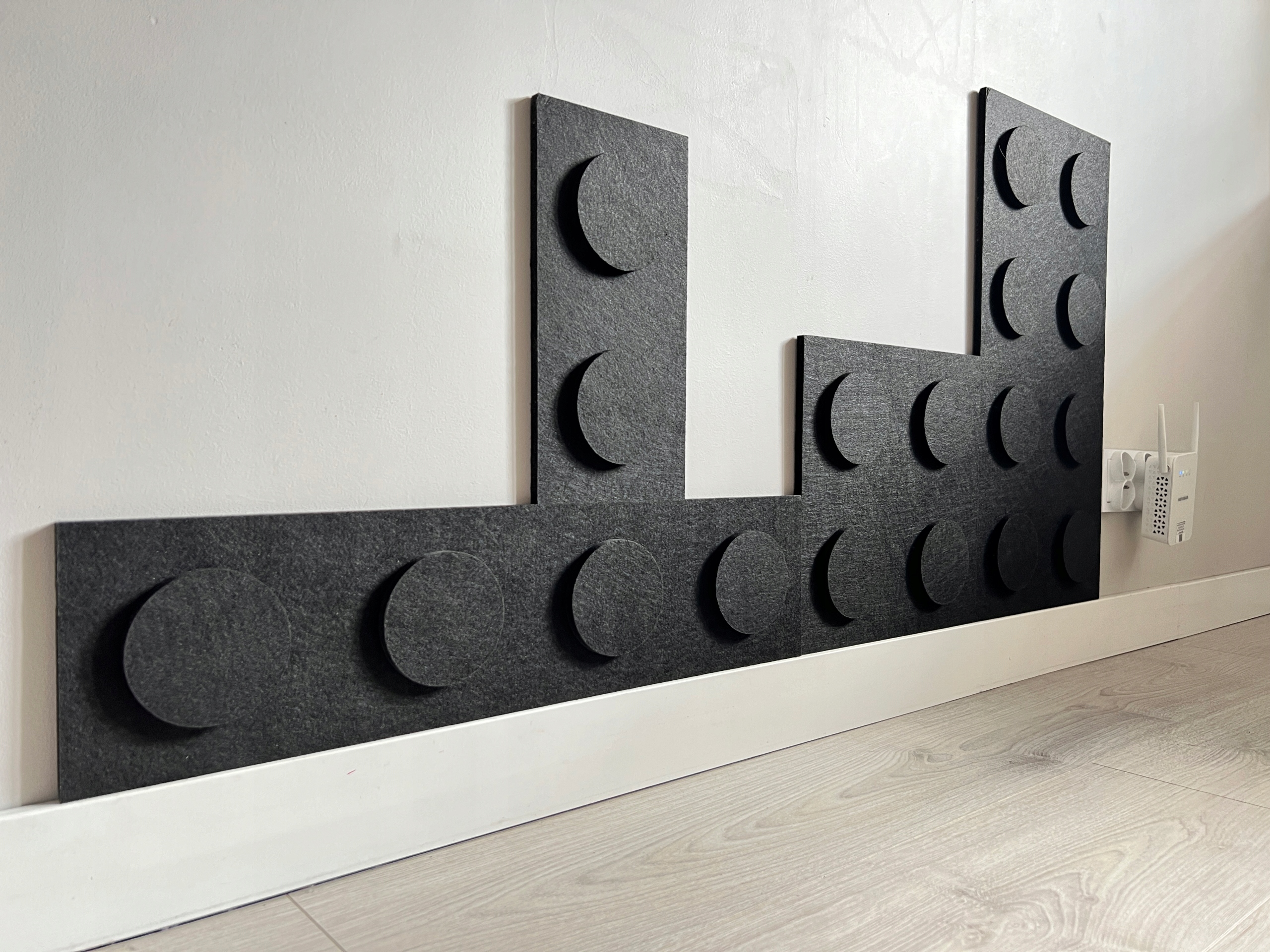 Filcowe klocki na ścianę panele klocki na ścianę panele LEGO 30x60 zielony Kod producenta BRICK XL wiosna