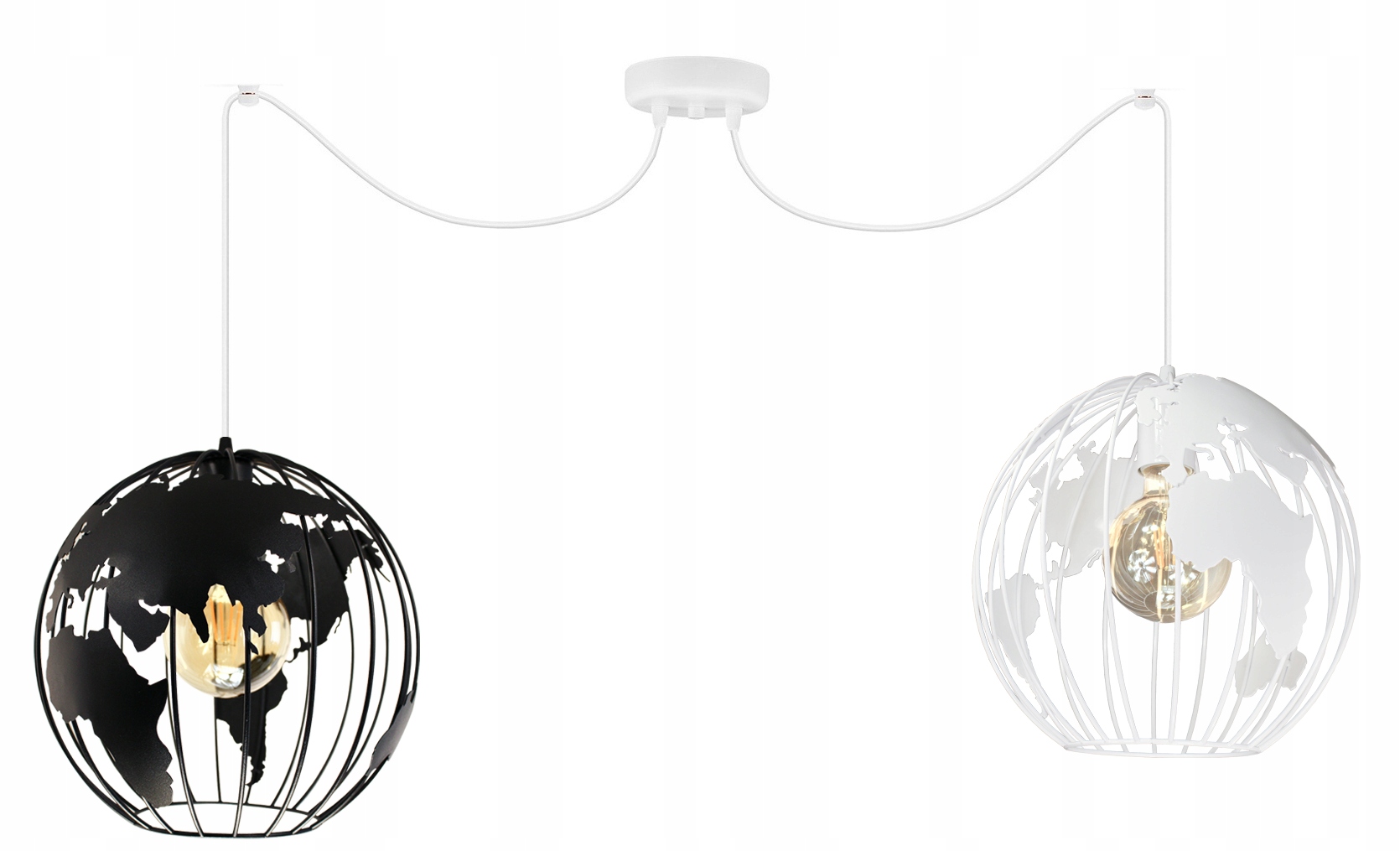 Lustr závěsné stropní svítidlo Globus loftová stropní lampa nad stůl led