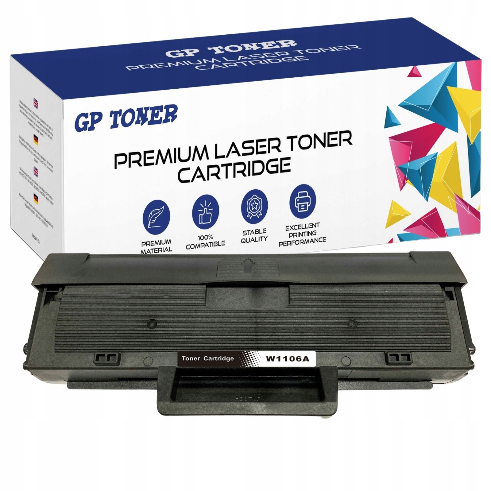 Toner do Hp 106A W1106A Laser 107a 107r 107w 138pnw 138fw 135r 135a MFP
