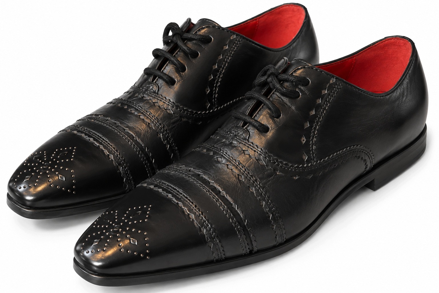 Melvin & Hamilton Pánské kožené boty Vel. 42 Elegantní polobotky Brogue