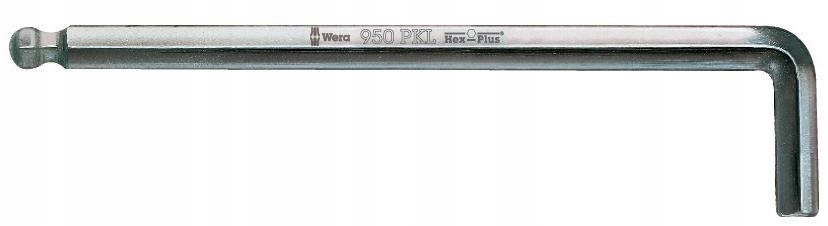 Klucz trzpieniowy kątowy długi z kulką imbusowy Hex, imbus 5mm Wera