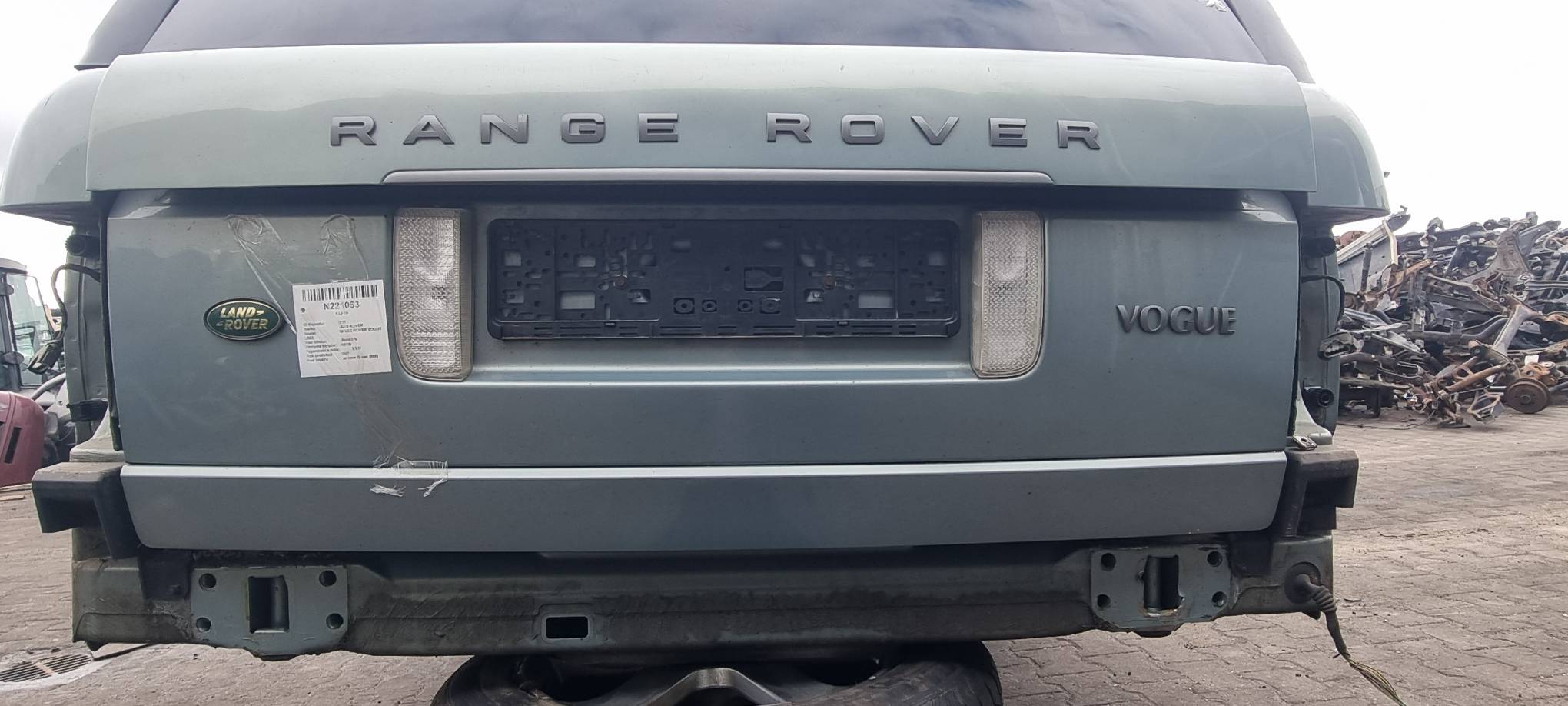 trunk door LAND ROVER RANGE ROVER VOGUE L322