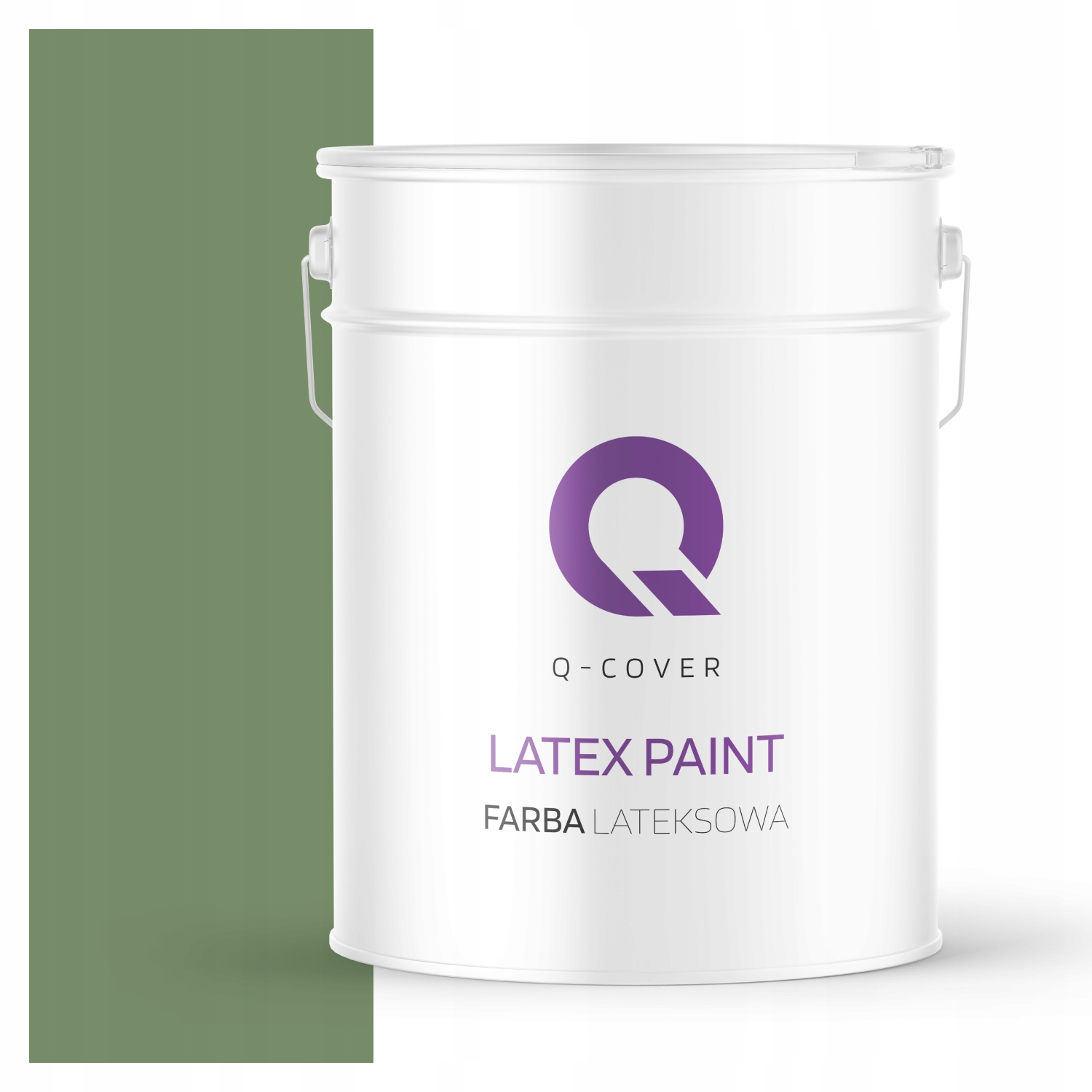 Latexová Farba Na Stenu Hlboká Matná 10 L Farba Zelená Tmavá H2123 Premium