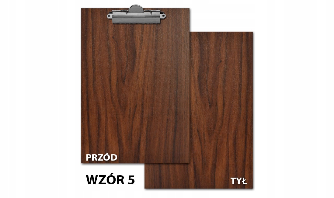 PODKŁADKA Z KLIPEM KLIPSEM CLIPBOARD MENU A4 Materiał drewno