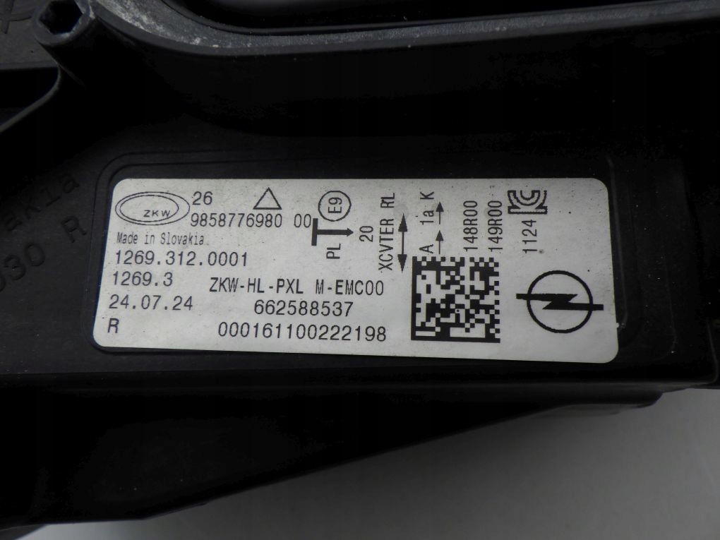 OPEL ASTRA L 6 VI FULL LED INTELLI LUX 22- light front right