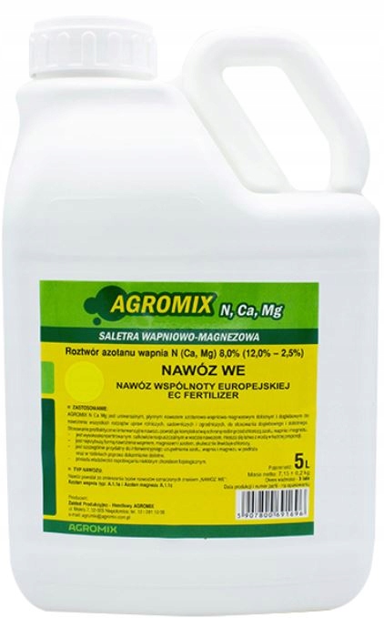 

Agromix Saletra Wapniowo Magnezowa 5L Nawóz