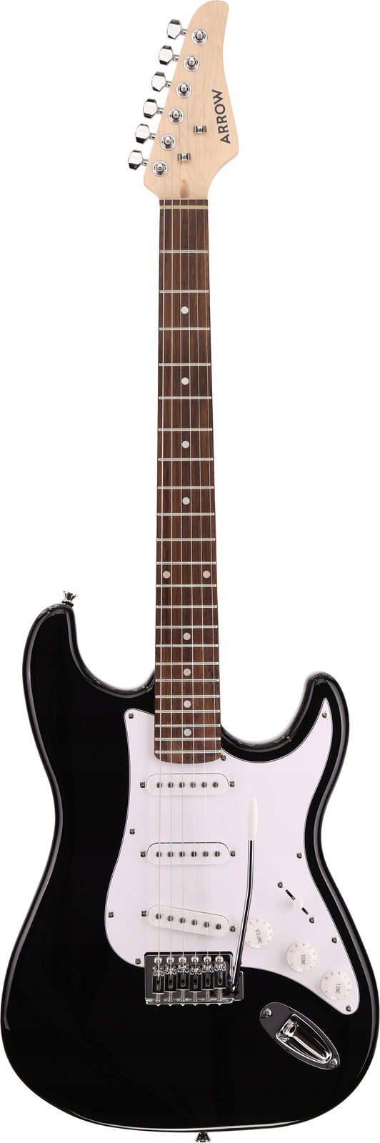 Arrow Tonecaster St 111 Abyss Black Rosewood/White – elektrická kytara