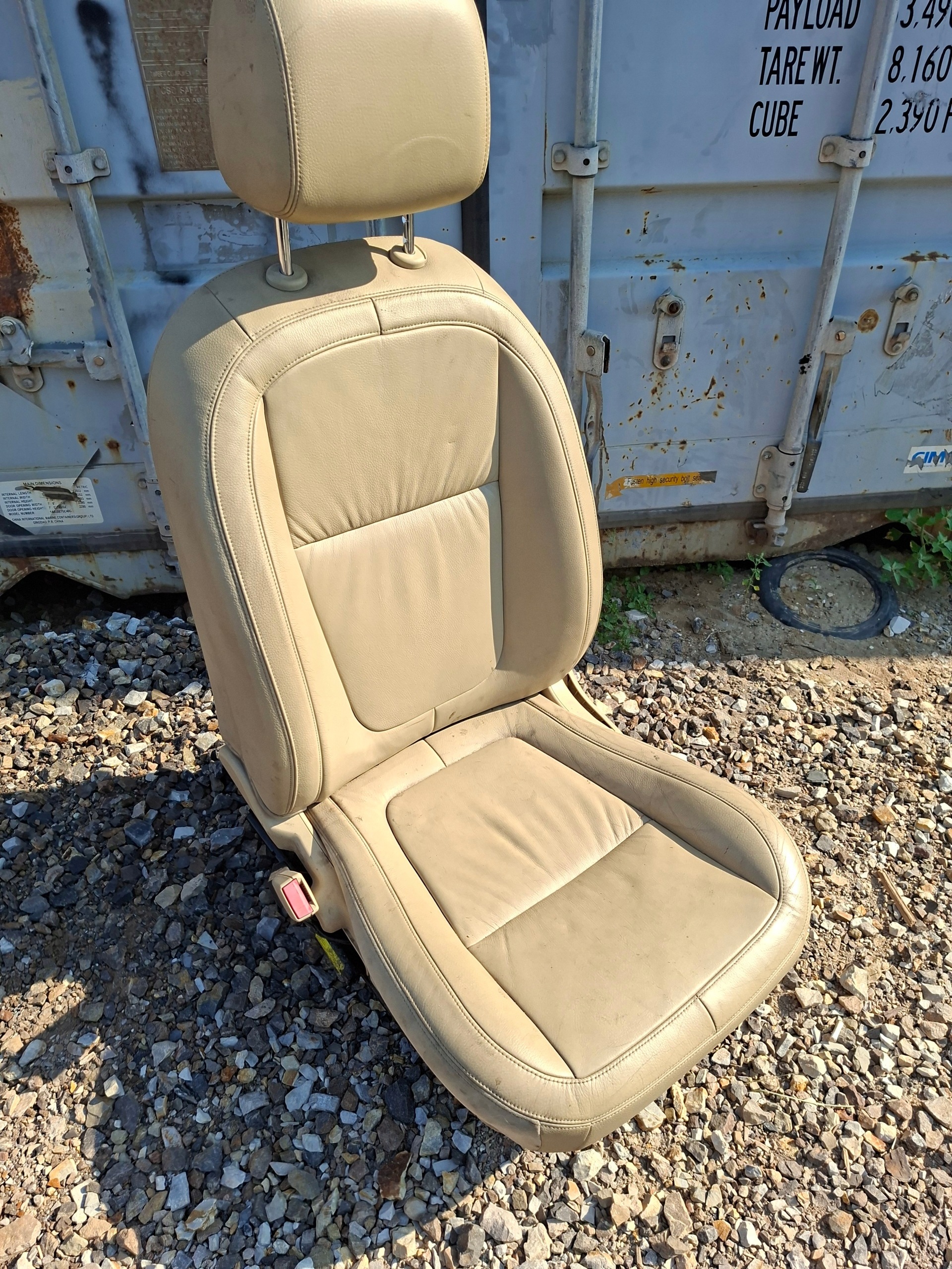 seat front left front JAGUAR XF X250 jasna leather