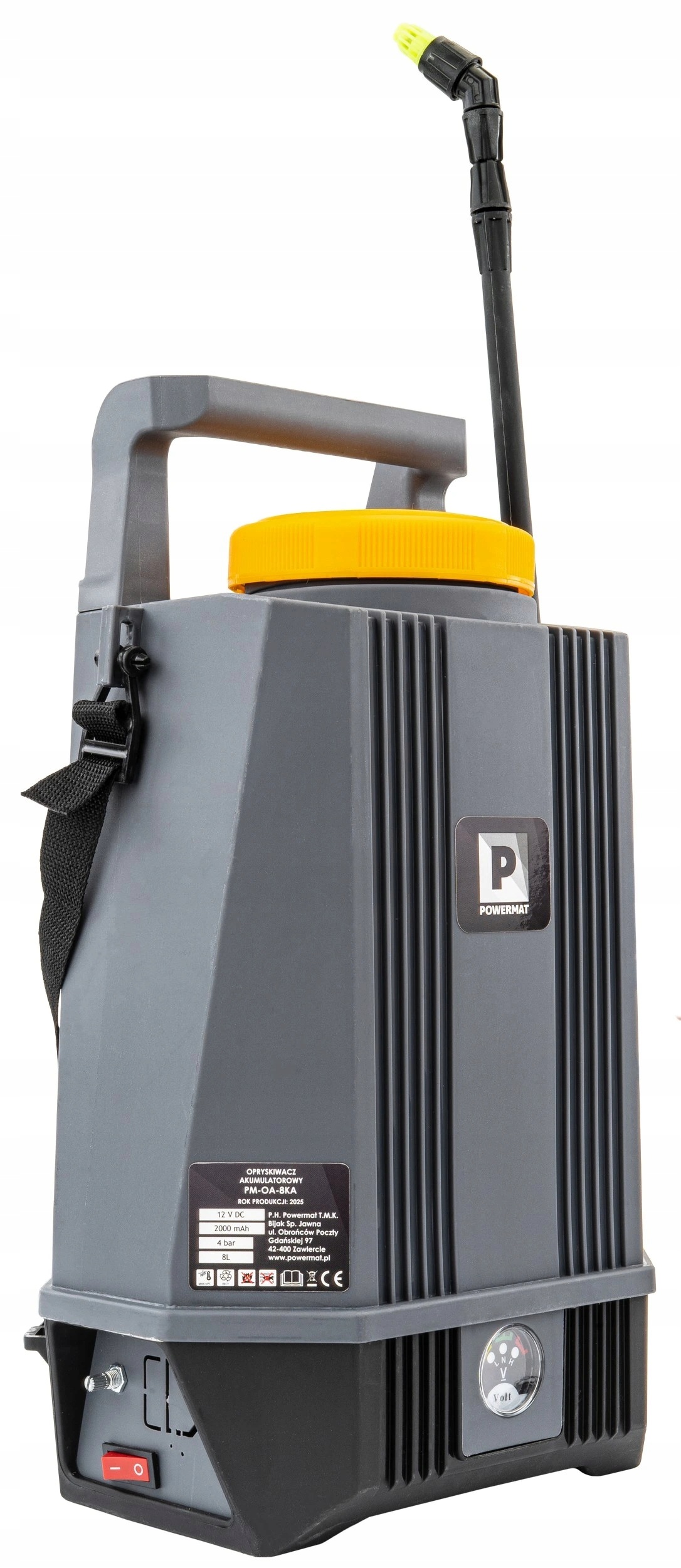 PM1340, Akumulátorový postřikovač 8 l Li-Ion 12 V