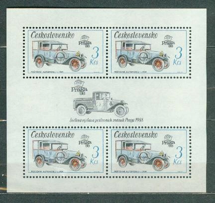 CSSR** Wystawa Praga'88, samochody Mi BL 70