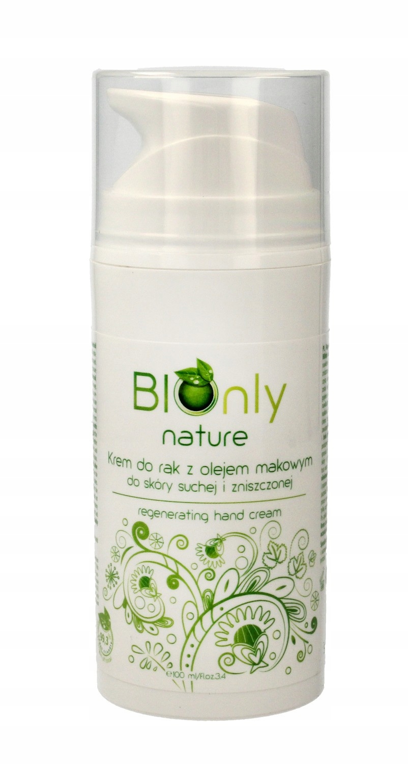 BIOnly Nature Regeneračný krém na ruky s makovým olejom 100ml