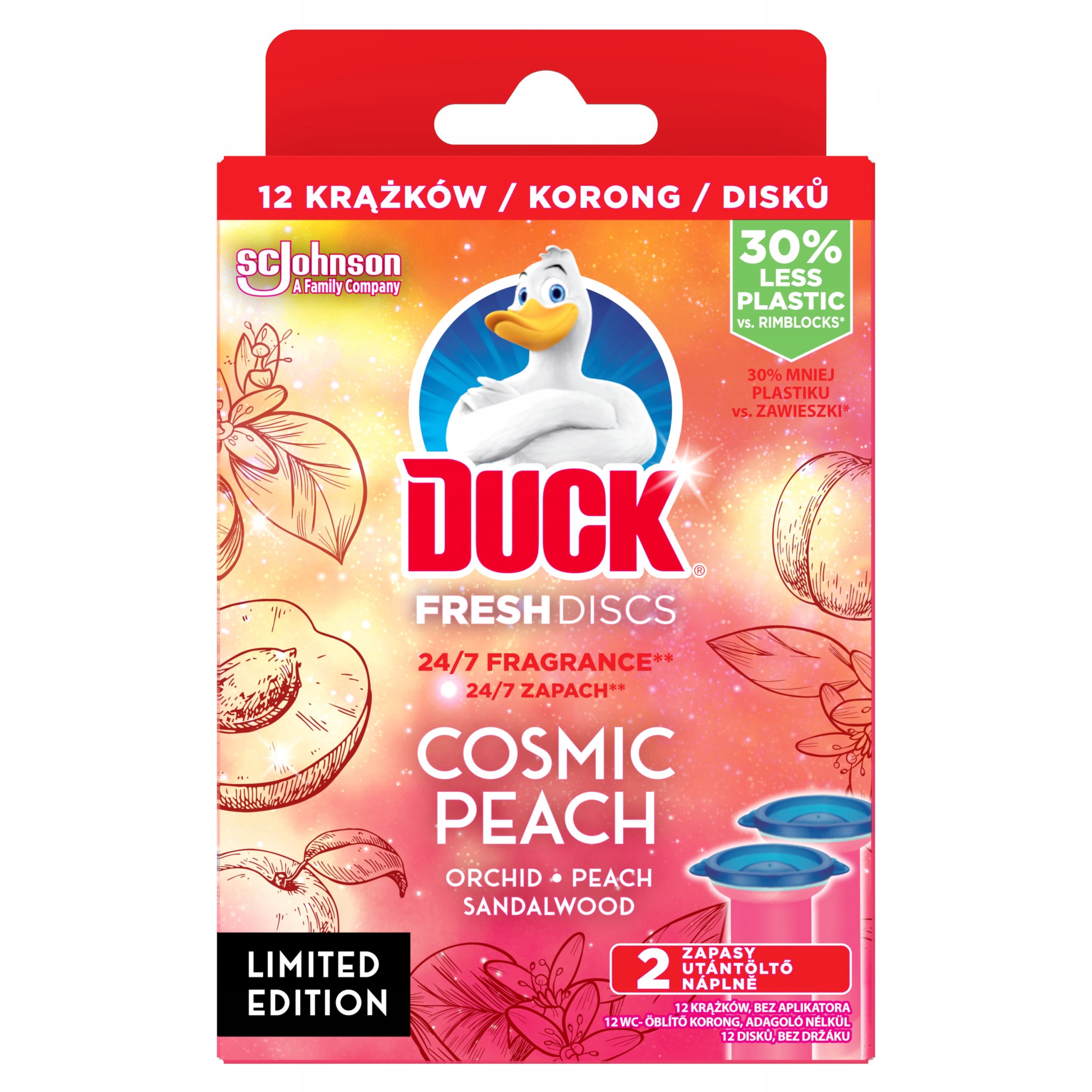 

Duck Cosmic Peach orchidea drzewo sandałowe do Wc