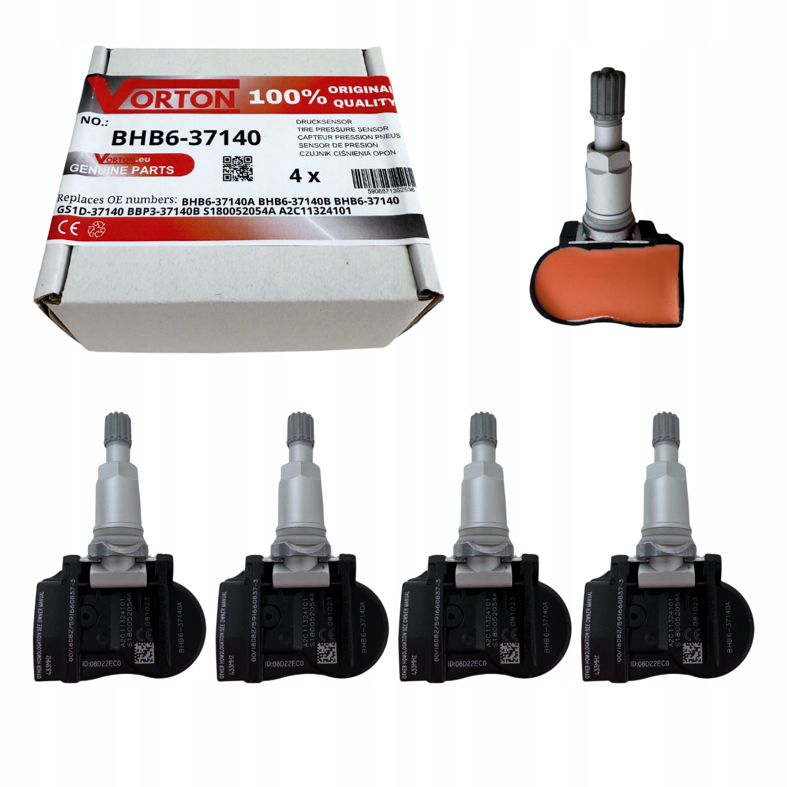 Snímače Tlaku V Kolese Mazda Tpms Mazda BDMC37140 433MHZ