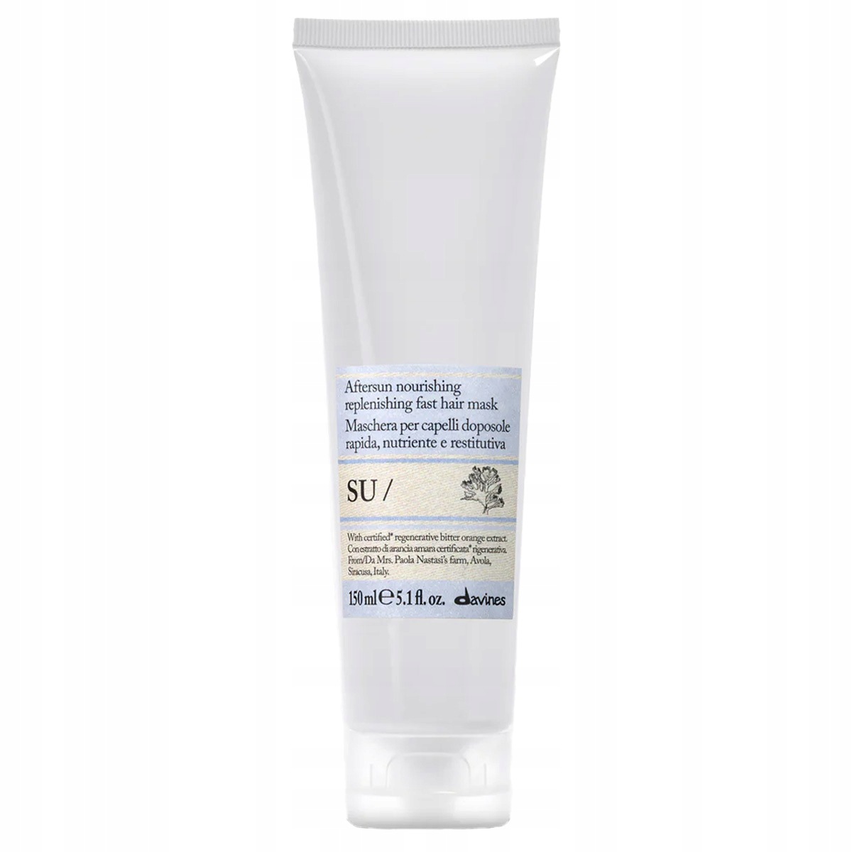 Davines Su Fast Hair Mask regenerační maska po opalování na vlasy 150 ml