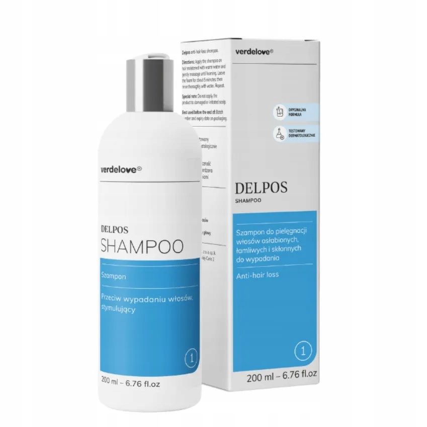 Verdelove Delpos Szampon przeciwko wypadaniu włosów 200ml