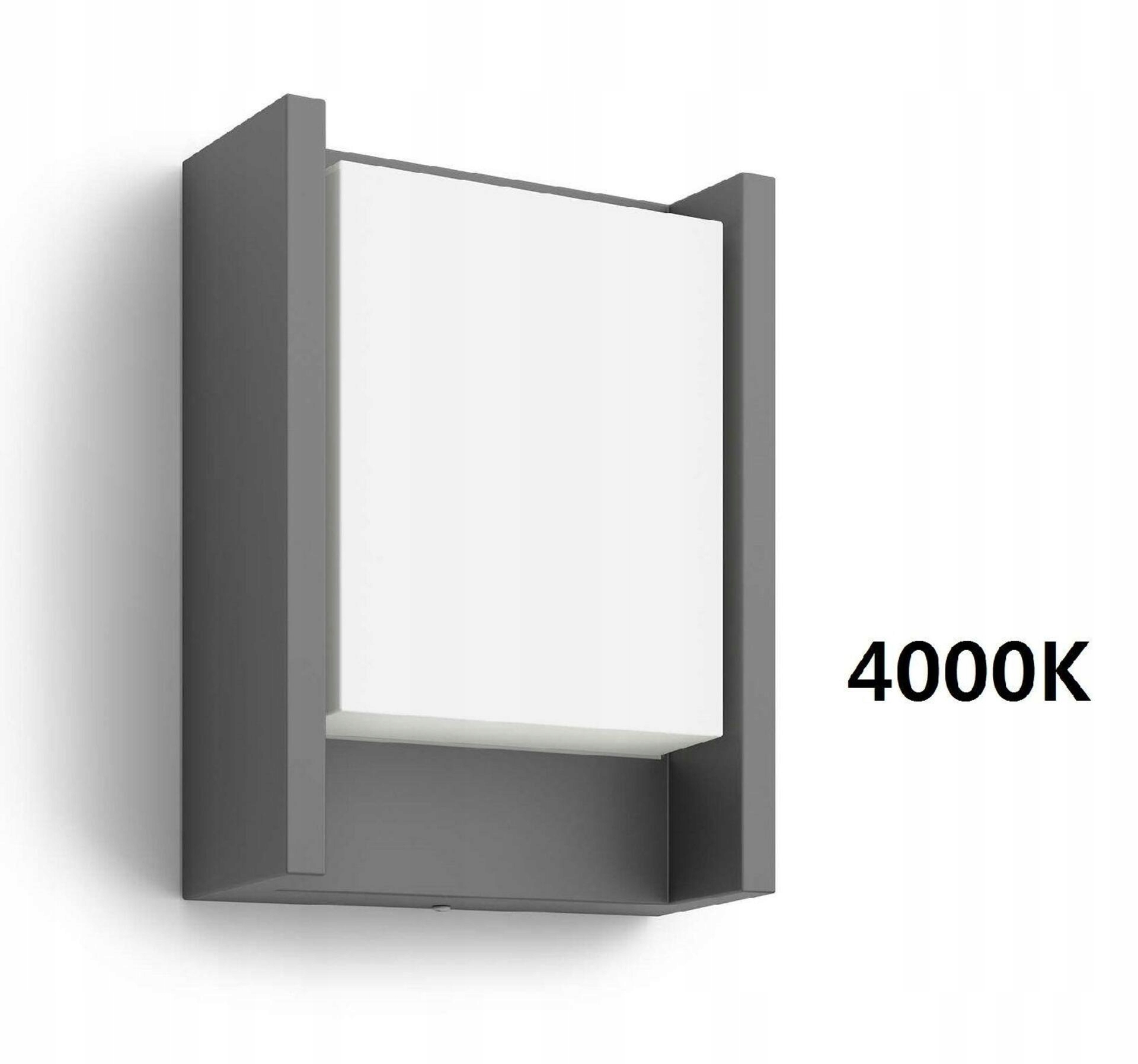 Philips Arbour 4000K vonkajšie Led svietidlo antracit 1x6W IP44 600lm