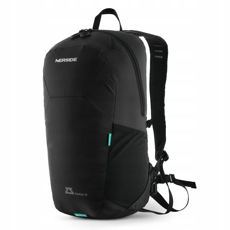 Plecak turystyczny 25L miejski na laptop męski damski czarny Spaksa