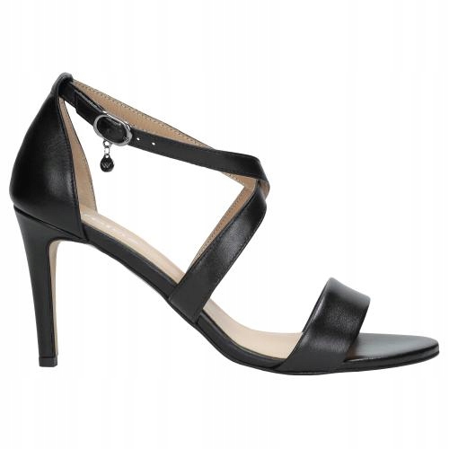 

Buty Wojas Sandały damskie skóra czarne r. 38