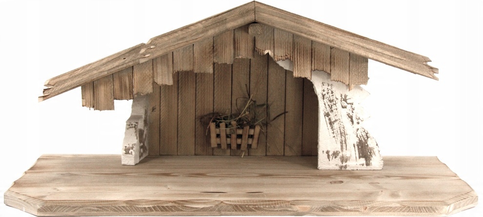 

Szopka Bożonarodzeniowa 69x32x32cm do fig. 11-19cm