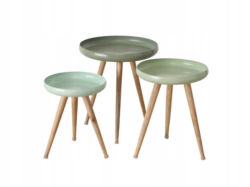 Sada kávových stolíkov Masdour z mangového dreva