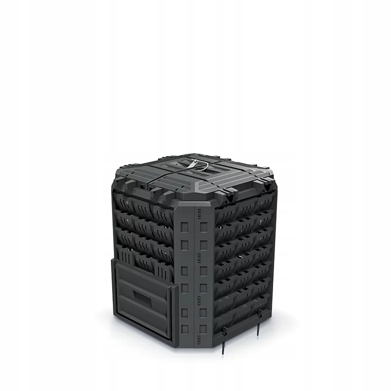 Kompostownik ogrodowy modułowy Compobox 310L czarny- IKLC310C