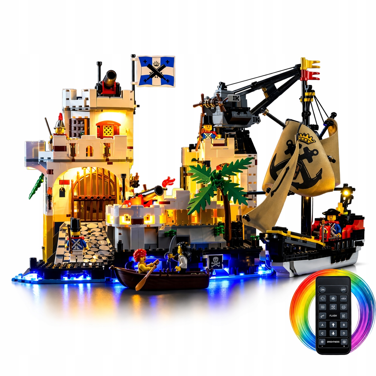 Oświetlenie LED do LEGO 10320 Eldorado pilot BrickBling
