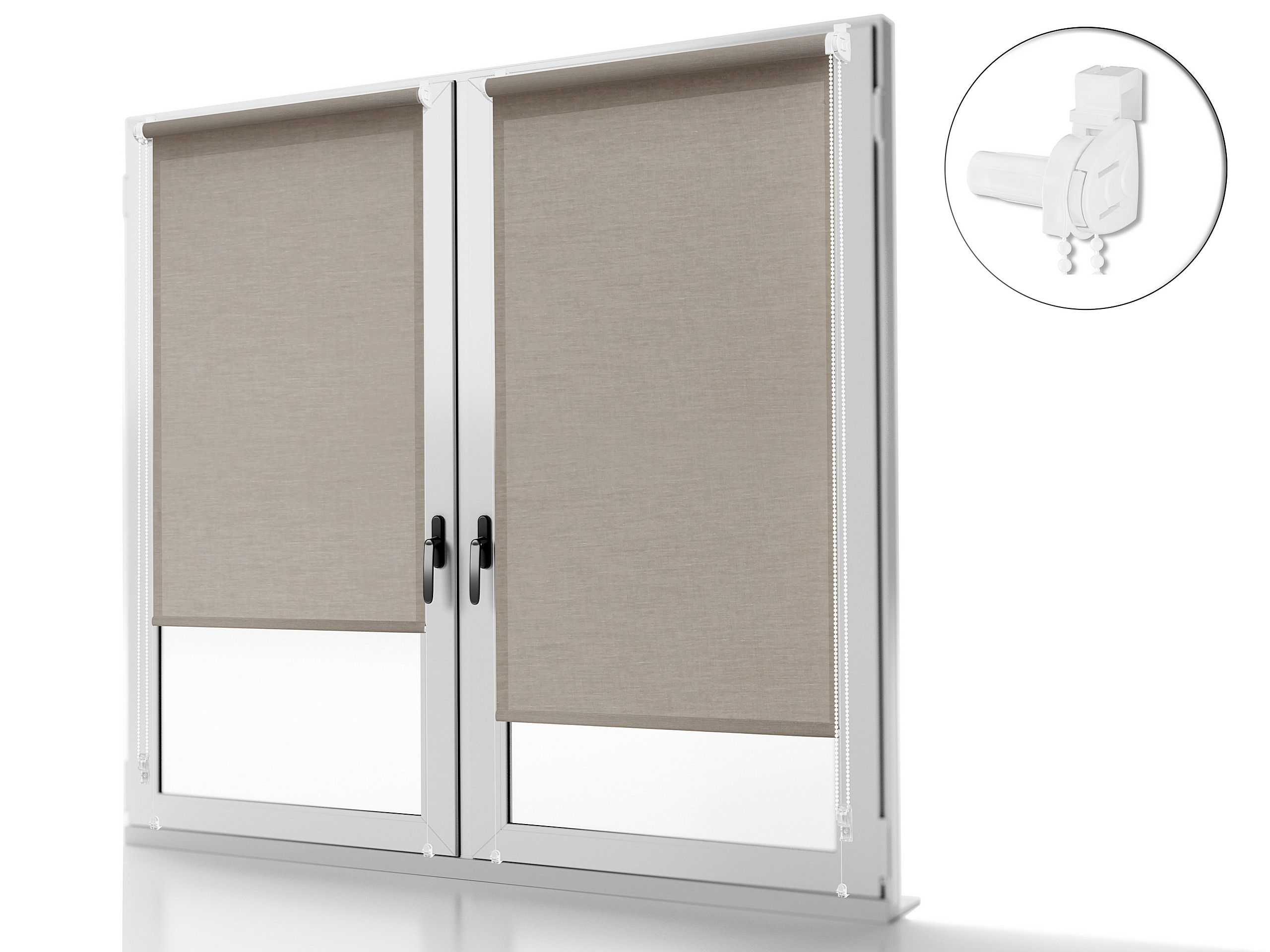 

Mini Roleta Premium z żyłkami napinacz 87 180 cm