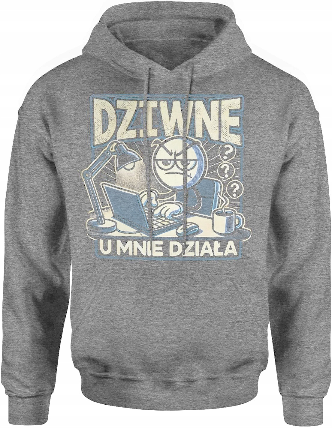 Śmieszna Bluza Męska Dziwne U Mnie Działa Dla Informatyka Rozm S