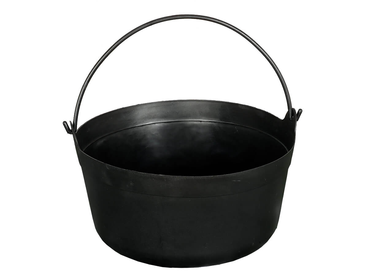 Wiaderko kociołek czarne na Halloween 32 cm 1 szt. Marka Fiestas Guirca