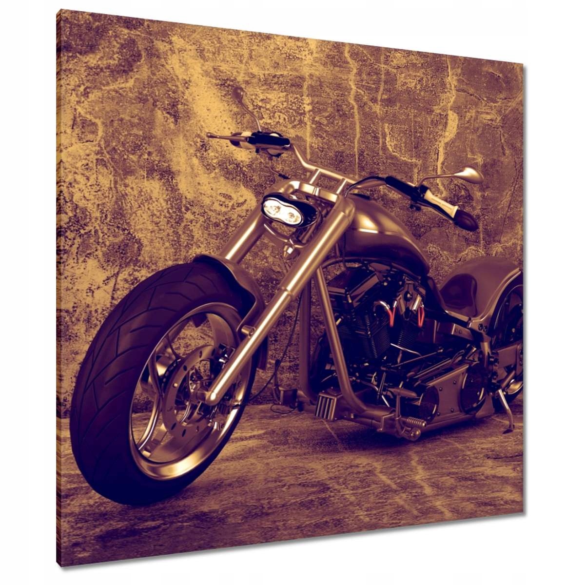 Obrazy 90x90 Motocykl v barvě sépie