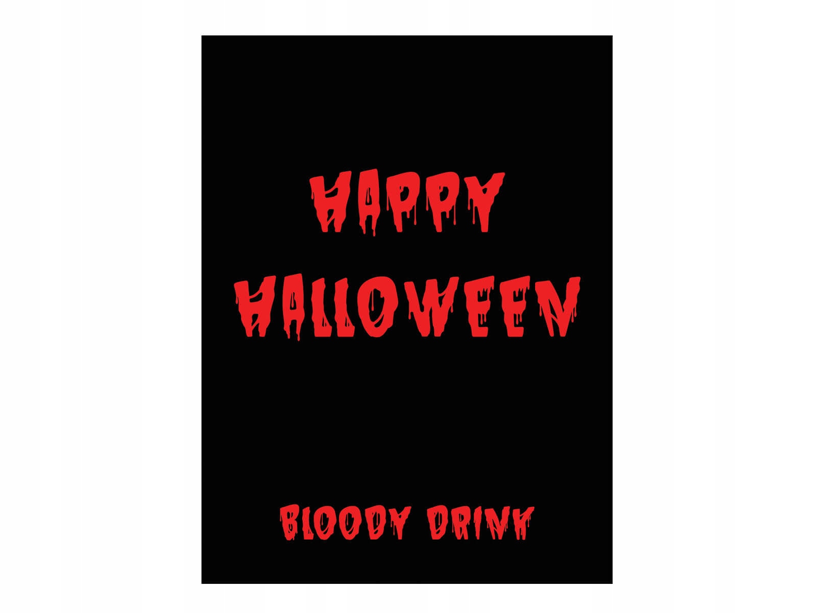 

Etykiety na wódkę Krwawe Halloween 9szt
