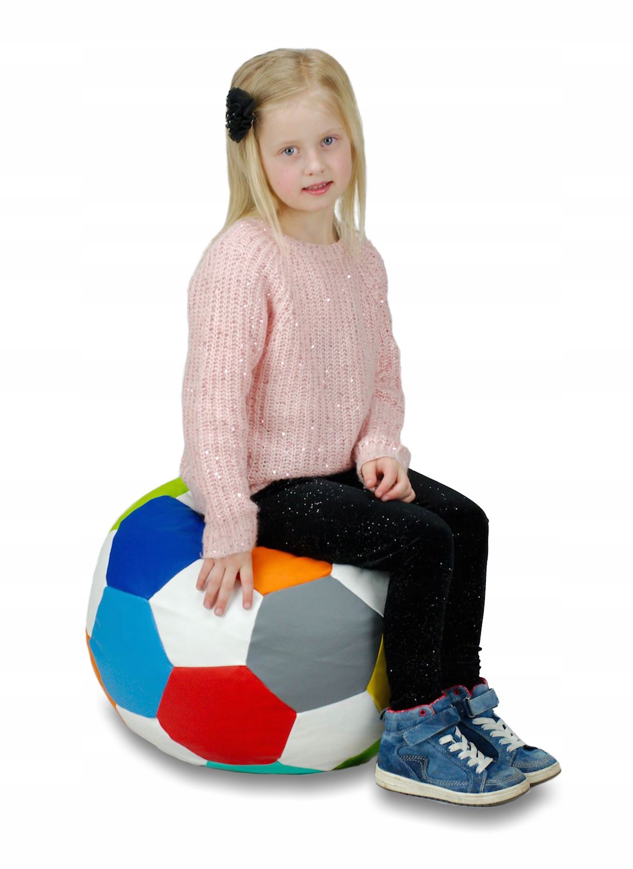 PIŁKA PUFA PODNÓŻEK 50cm 60L KOLOROWE SZALEŃSTWO Kod producenta P60