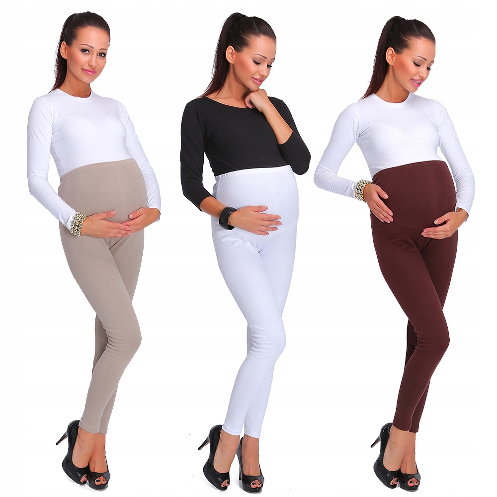 3 X Těhotenské Zateplené Zimní Legíny Legíny PREG28