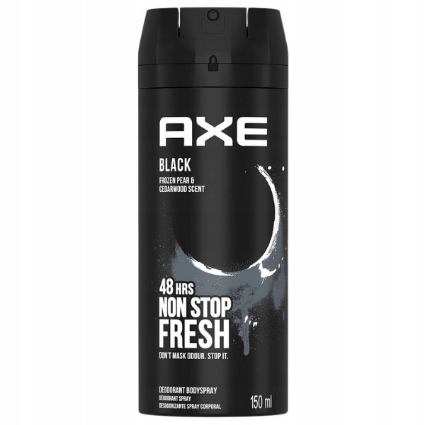 Axe Black deodorant ve spreji pro muže 150 ml
