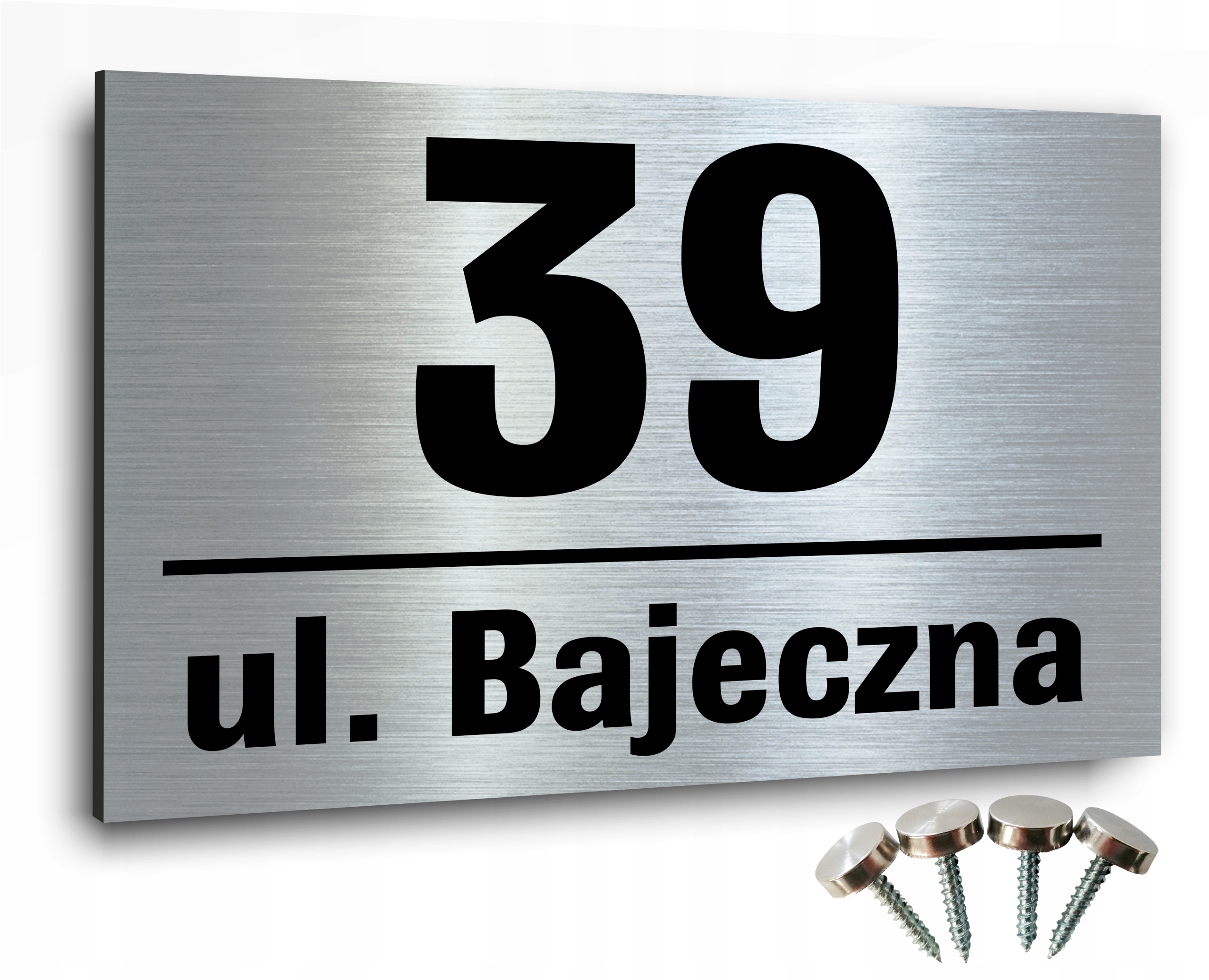 

Tabliczka Tablica Adresowa Aluminiowa Numer domu