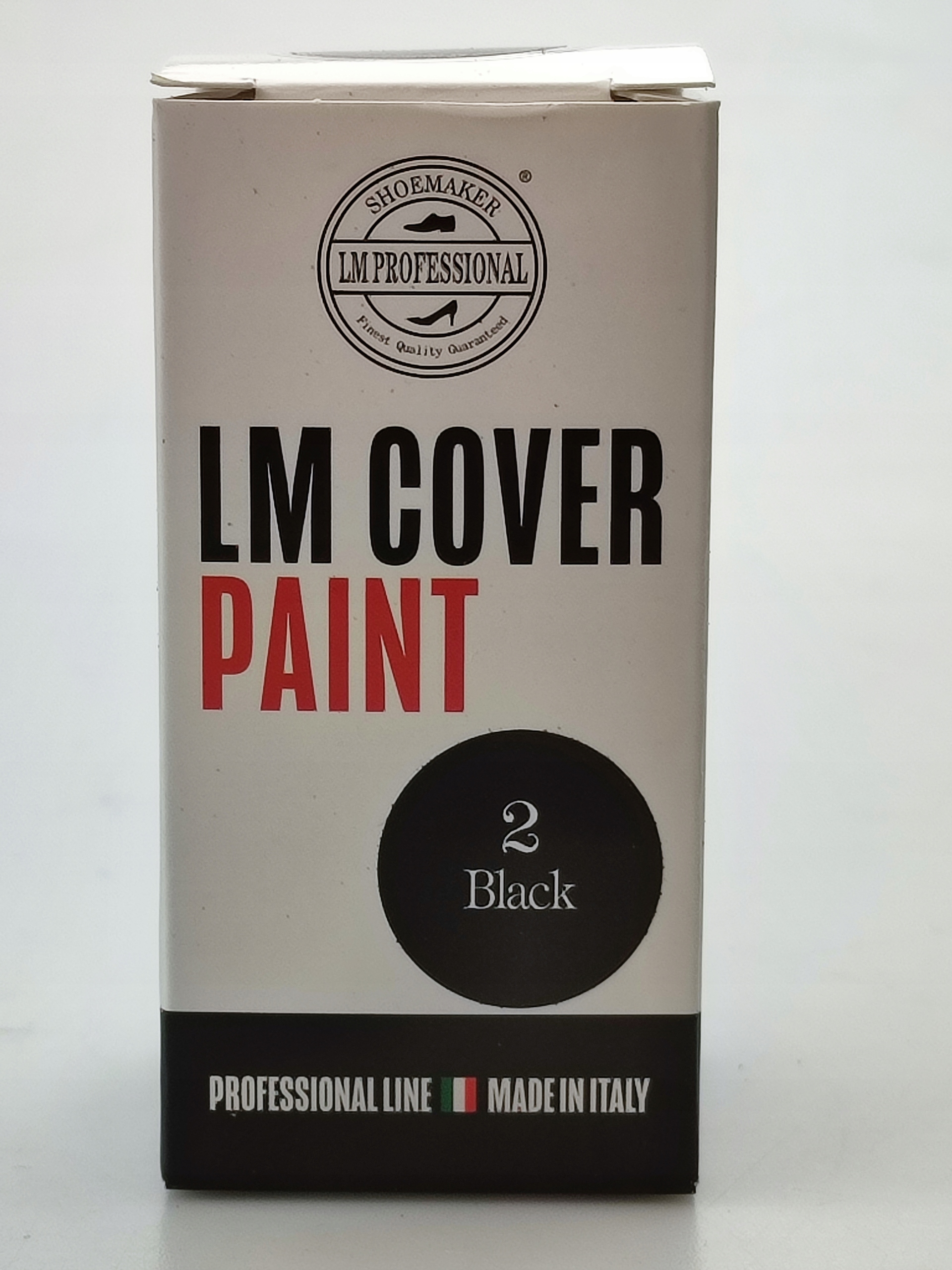 Farba profesjonalna do butów skóry LM LUX cover paint czarna 30 ml Marka inna