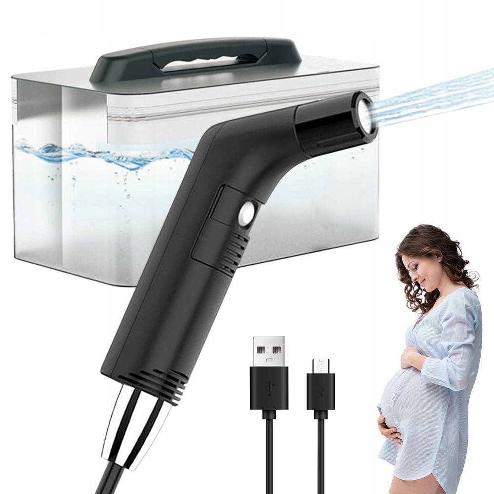 Elektrický Přenosný Bidet 2.3 L, Osobní Myčka S Regulací Tlaku