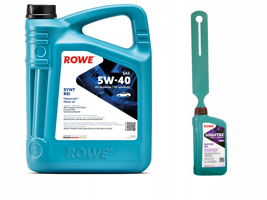 Olej Rowe Hightec Synt RSi Sae 5W40 5 Litrów Rn 0700/0710