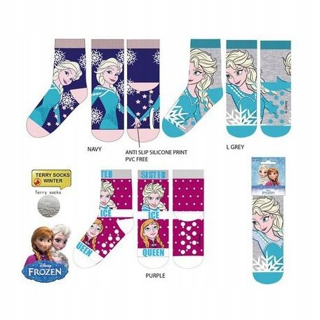 

Skarpetki Disney Kraina Lodu 23/26 Granatowe
