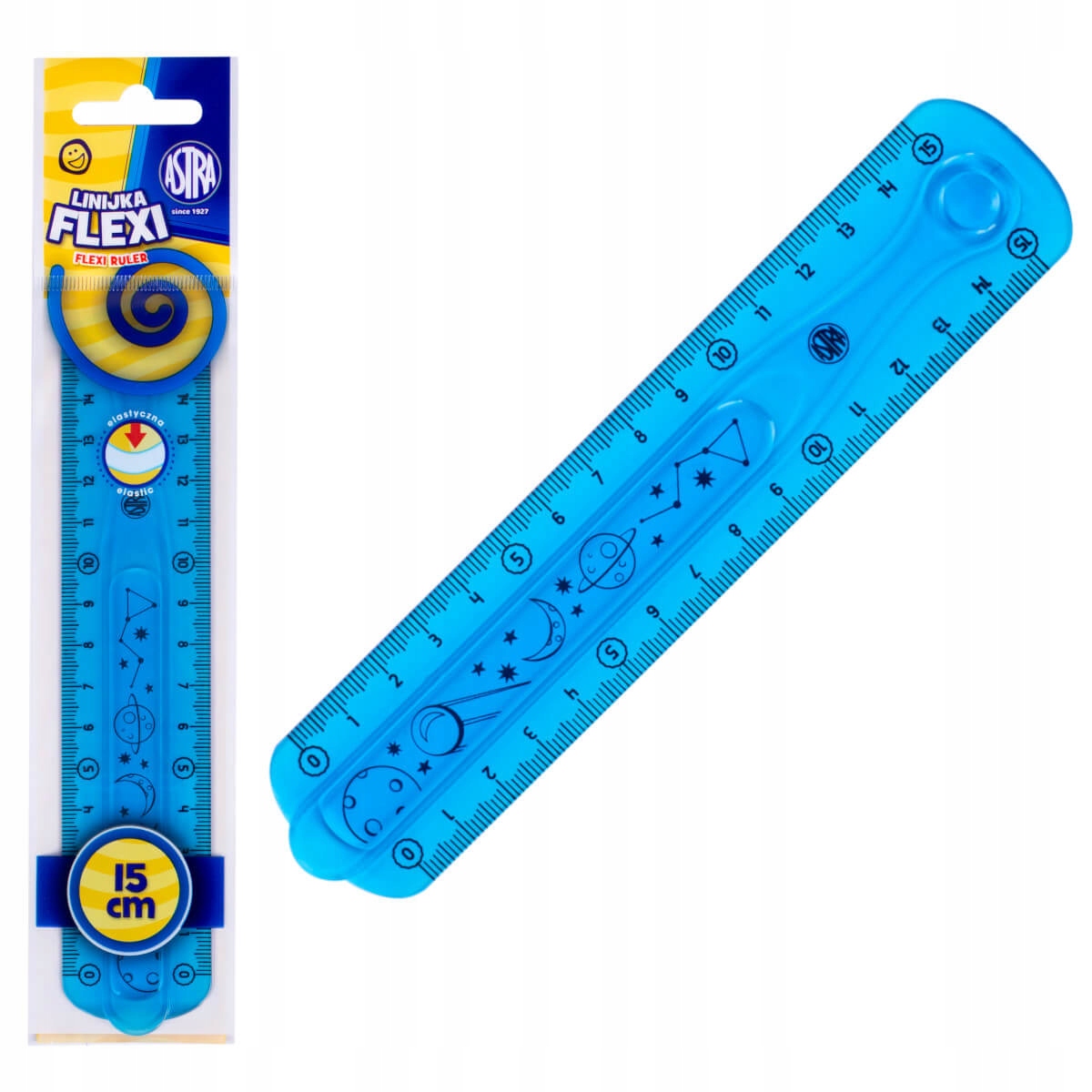 

Linijka elastyczna Flexi niebieska 15cm Astra