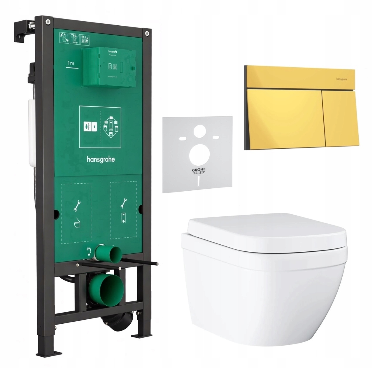 7v1 Wc Sada Stelaz Hansgrohe Iframe Wc Miska Grohe Tornado Tlačidlo